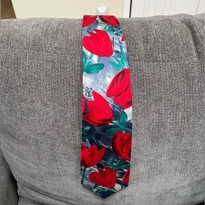 Save the Children Jonathan Tulips Flowers Mens Neck Tie Career WearNeck Tie